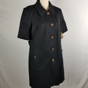 Coldwater Creek | Chic Short Sleeve Coat in black